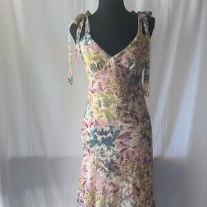 Melrose and Market Multicolor Floral Maxi Dress